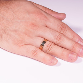 Pánsky prsteň zo žltého zlata -  Ariana