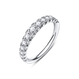 Diamantový prsteň z bieleho zlata - Isolde