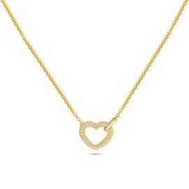 Diamantový náhrdelník zo žltého zlata - Victoria