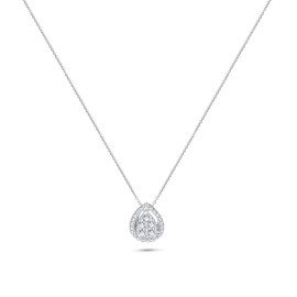 Diamantový náhrdelník z bieleho zlata - Aurora