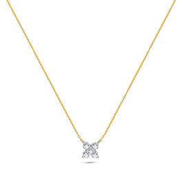 Diamantový náhrdelník zo žltého zlata - Natalie
