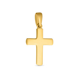 Prívesok zo žltého zlata v  motíve krížik - Grace