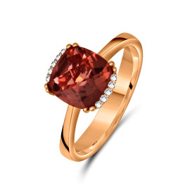 Diamantový prsteň z 18k ružového zlata - Madelyn