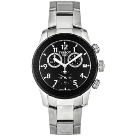 Tissot T-Sport V8 Chronograph SS Black Dial