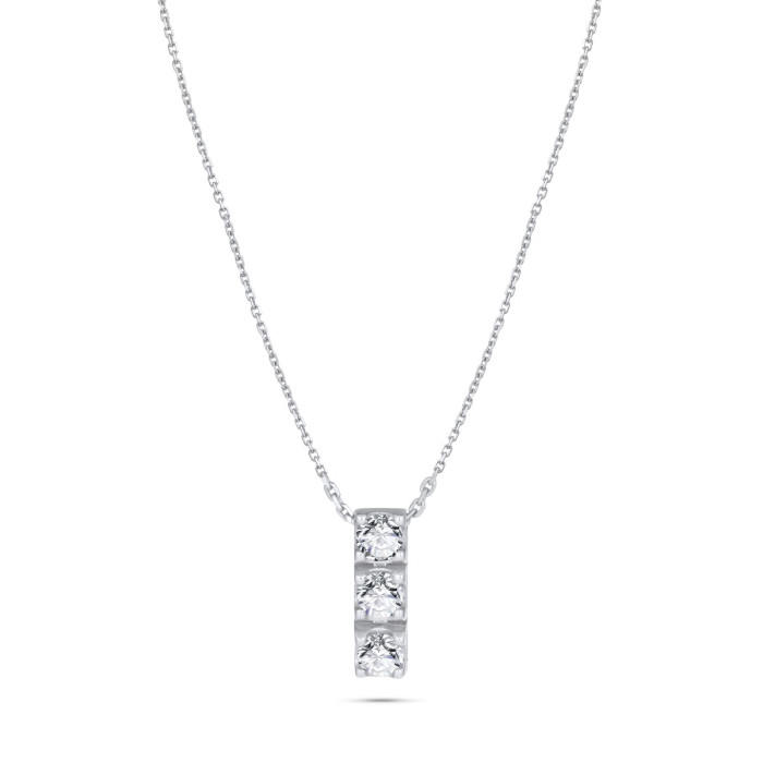 Diamantový náhrdelník z bieleho zlata - Fabienne