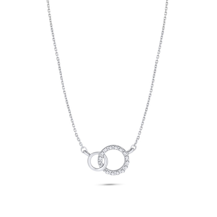 Diamantový náhrdelník z bieleho zlata - Hortense