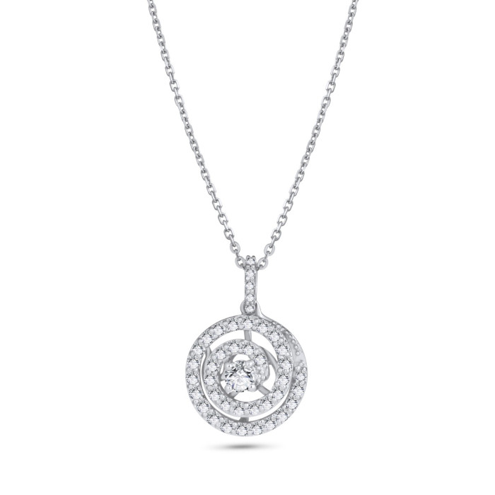Diamantový náhrdelník z bieleho zlata - Élodie